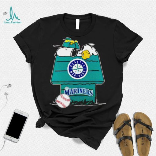 Seattle Mariners Snoopy And Woodstock The Peanuts Baseball shirt