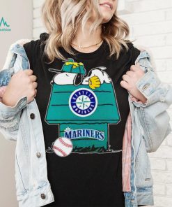 Seattle Mariners Snoopy And Woodstock The Peanuts Baseball shirt