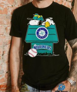 Seattle Mariners Snoopy And Woodstock The Peanuts Baseball shirt