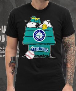 Seattle Mariners Snoopy And Woodstock The Peanuts Baseball shirt