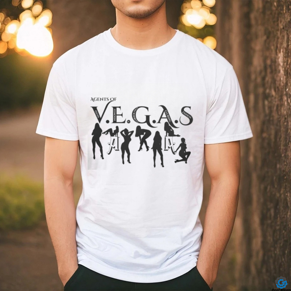 Sexy Agents Of VEGAS BLK T shirt Sexy Agents Of VEGAS BLK T shirt