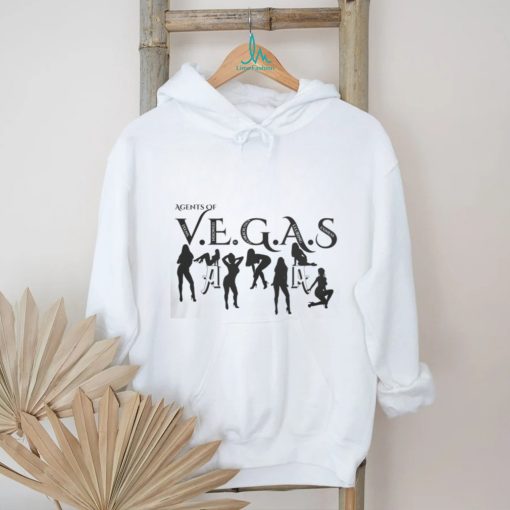 Sexy Agents Of VEGAS BLK T shirt