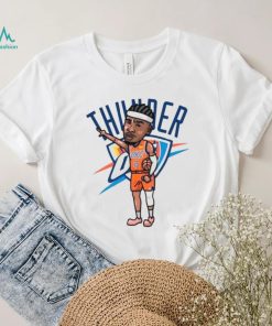 Shai Gilgeous Alexander Oklahoma City Thunder Number 2 Player Cartoon Shirt