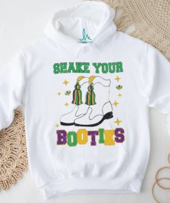 Shake Your Bootie Fleur De Lis Magical Mardi Gras boot shirt