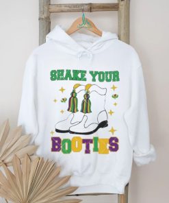 Shake Your Bootie Fleur De Lis Magical Mardi Gras boot shirt