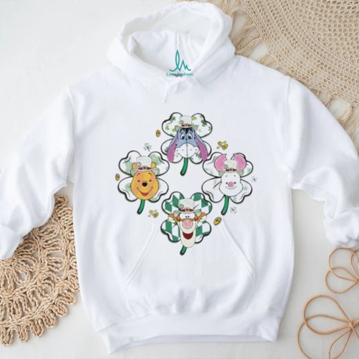 Shamrock St Patrick Day Pooh And Friends Shirt