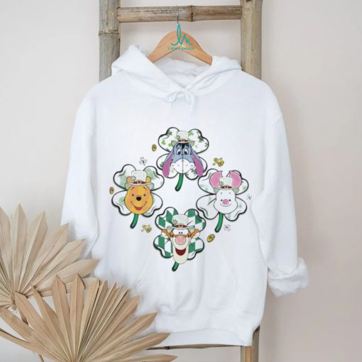 Shamrock St Patrick Day Pooh And Friends Shirt