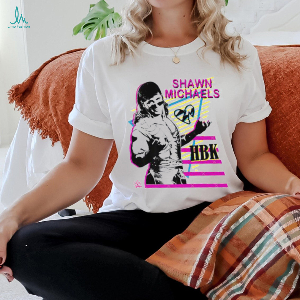 Shawn Michaels American retired professional wrestler HBK Neon Poster T Shirt Shawn Michaels American retired professional wrestler HBK Neon Poster T Shirt
