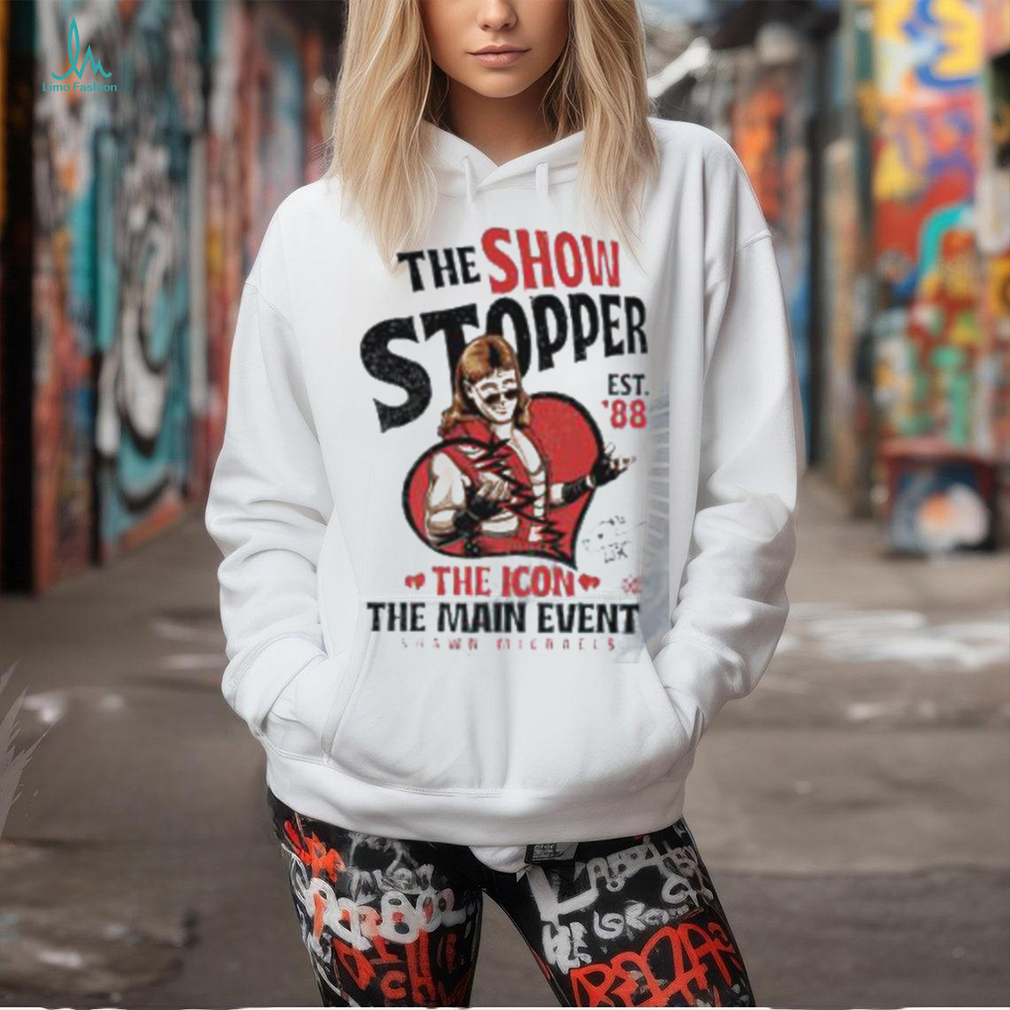 Shawn Michaels The Show Stopper The Icon The Main Even Signature T Shirt Shawn Michaels The Show Stopper The Icon The Main Even Signature T Shirt