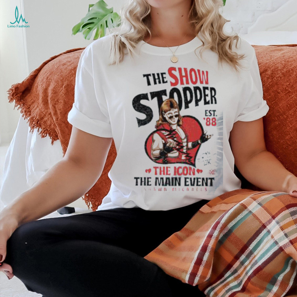 Shawn Michaels The Show Stopper The Icon The Main Even Signature T Shirt Shawn Michaels The Show Stopper The Icon The Main Even Signature T Shirt