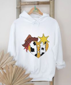 Sheriff Woody Pride Love Heart Valentines Toy Story shirt