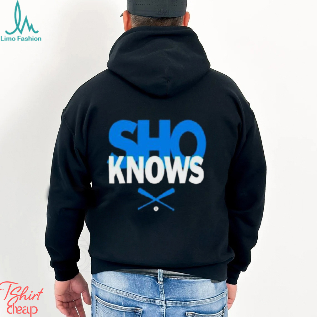 Sho Knows Ohtani Los Angeles Dodgers Baseball Shirt Sho Knows Ohtani Los Angeles Dodgers Baseball Shirt