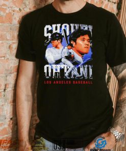 Shohei Ohtani Los Angeles Dodgers baseball player portrait signature 2024 shirt