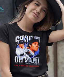Shohei Ohtani Los Angeles Dodgers baseball player portrait signature 2024 shirt