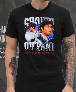 Shohei Ohtani Los Angeles Dodgers baseball player portrait signature 2024 shirt