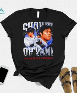 Shohei Ohtani Los Angeles Dodgers baseball player portrait signature 2024 shirt