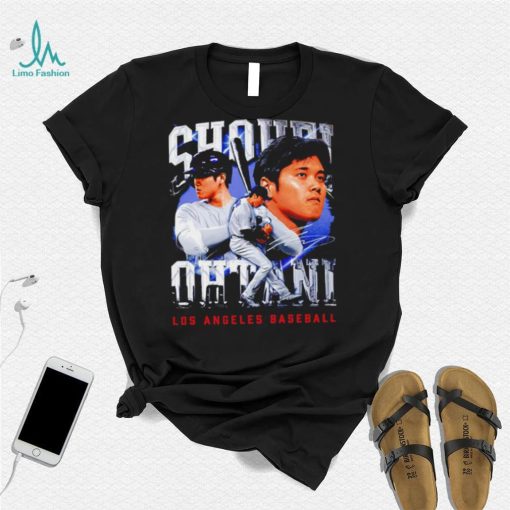 Shohei Ohtani Los Angeles Dodgers baseball player portrait signature 2024 shirt
