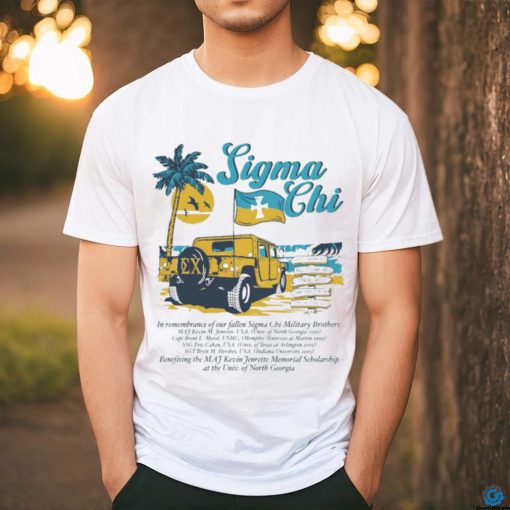 Sigma Chi Military Sigs T shirt