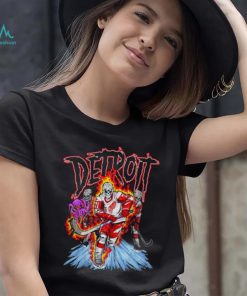 Skeleton Detroit hockey shirt