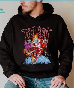 Skeleton Detroit hockey shirt