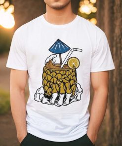 Skeleton Hand Cocktail Pineapple Juice Drinking shirt