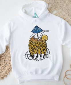 Skeleton Hand Cocktail Pineapple Juice Drinking shirt