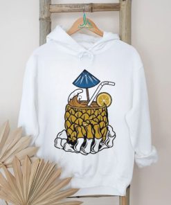 Skeleton Hand Cocktail Pineapple Juice Drinking shirt