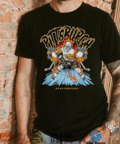 Skeleton Pittsburgh hockey shirt