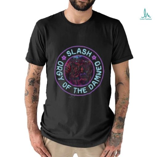 Slash Store Orgy Of The Damned Cover Art Neon Sign shirt