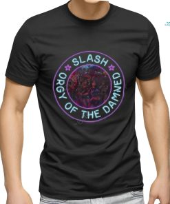 Slash Store Orgy Of The Damned Cover Art Neon Sign shirt
