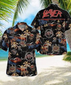 Slayer Tropical Tree And Flower Classic Logo 2024 Summer Trending Hawaii Shirt