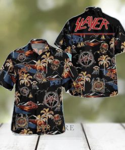 Slayer Tropical Tree And Flower Classic Logo 2024 Summer Trending Hawaii Shirt