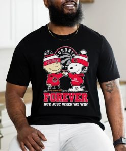 Snoopy Fist Bump Charlie Brown Toronto Raptors Forever Not Just When We Win Shirt