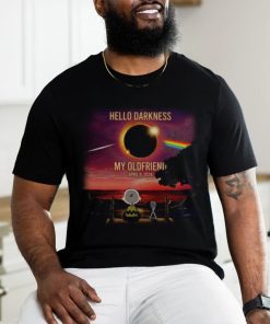 Snoopy Solar Eclipse Hello Darkness My Old Friend April 8 2024 Shirt