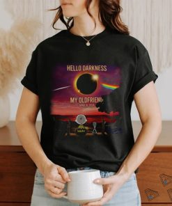 Snoopy Solar Eclipse Hello Darkness My Old Friend April 8 2024 Shirt