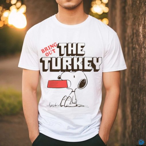 Snoopy The Peanuts bring out the Turkey shirt