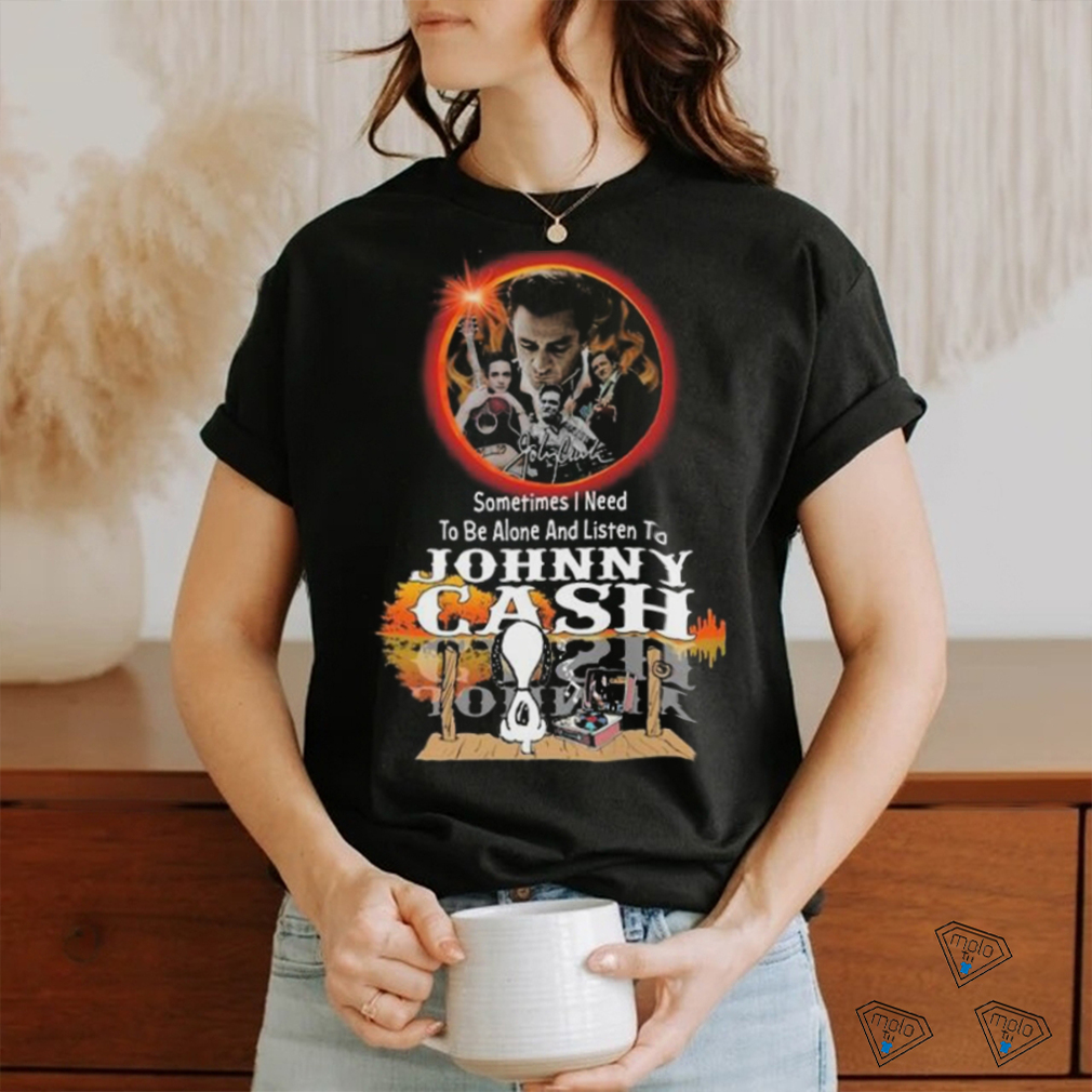 Snoopy Watching Sometimes I Need To Be Alone And Listen To Johnny Cash Shirt Snoopy Watching Sometimes I Need To Be Alone And Listen To Johnny Cash Shirt