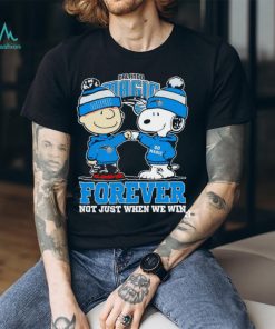 Snoopy and Charlie Brown Orlando Magic forever not just when we win shirt