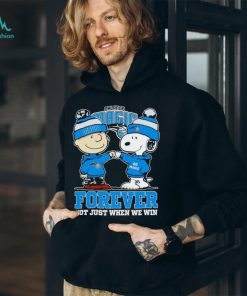Snoopy and Charlie Brown Orlando Magic forever not just when we win shirt