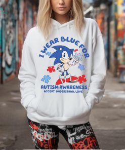 Sonic I Wear Blue For Autism Awareness shirt