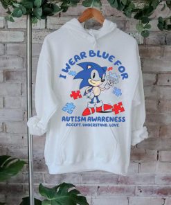 Sonic I Wear Blue For Autism Awareness shirt
