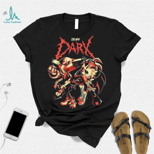 Sonic the Hedgehog cartoon team dark characters shirt