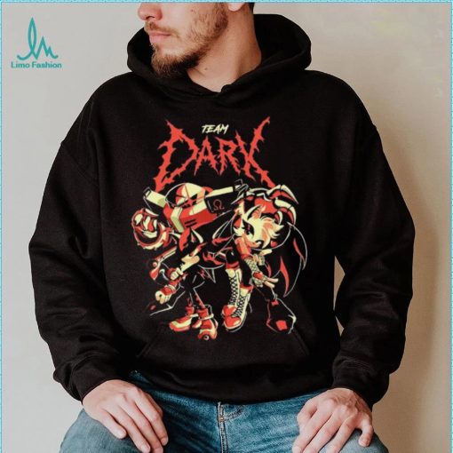 Sonic the Hedgehog cartoon team dark characters shirt