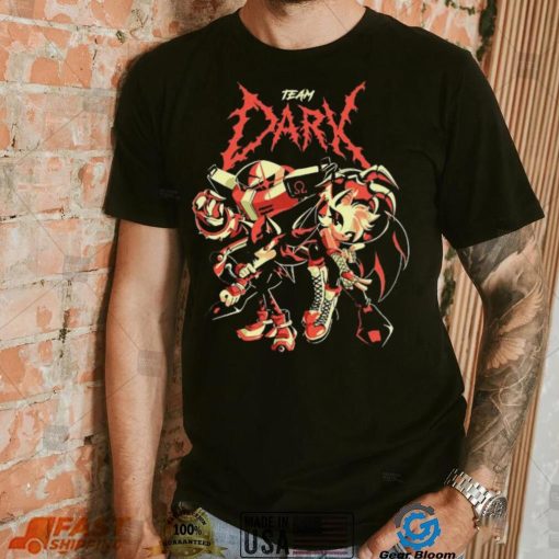 Sonic the Hedgehog cartoon team dark characters shirt