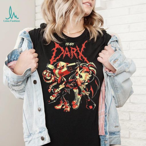 Sonic the Hedgehog cartoon team dark characters shirt