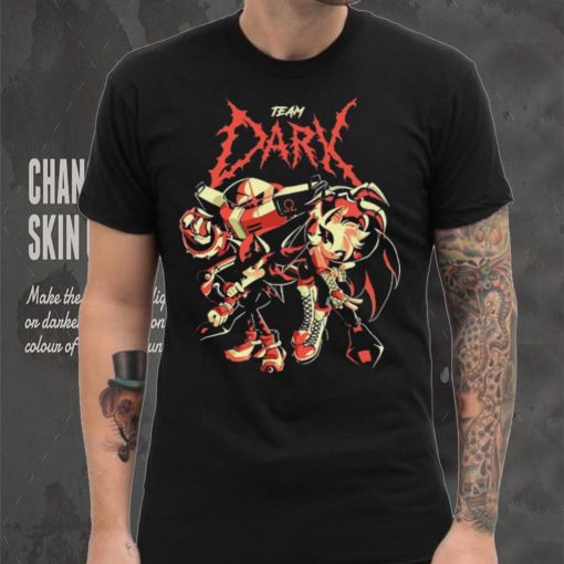 Sonic the Hedgehog cartoon team dark characters shirt