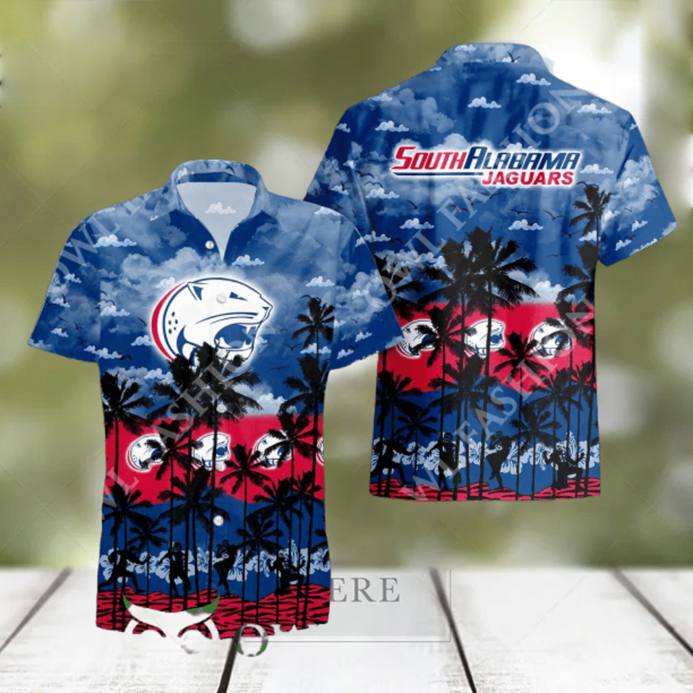 South Alabama Jaguars NCAA New Design Hawaiian Shirt Trending Summer South Alabama Jaguars NCAA New Design Hawaiian Shirt Trending Summer