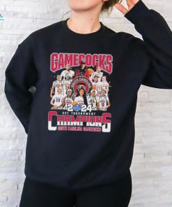 South Carolina Gamecock Women’s Basketball 2024 SEC Tournament Champions Signatures shirt