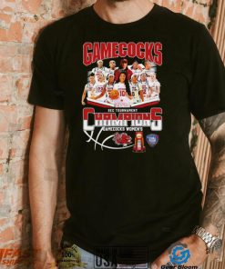 South Carolina Gamecocks 2024 SEC Tournament Champions women’s basketball signatures logo shirt