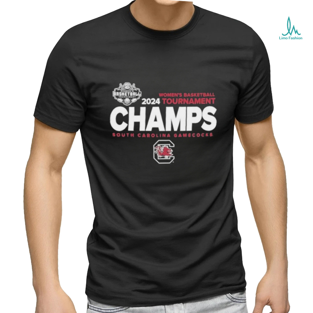 South Carolina Gamecocks 2024 SEC Women’s Basketball Conference Tournament Champions Locker Room T Shirt South Carolina Gamecocks 2024 SEC Women’s Basketball Conference Tournament Champions Locker Room T Shirt